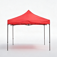 Tente pliante d'extérieur 3x3m facile à installer, avec structure métallique et auvent en PVC Oxford, idéale pour pique-niques, événements sportifs et expositions