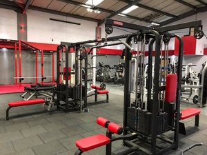 Équipement de musculation commercial de haute qualité tout-en-un, crossover à câbles multifonction, <span class=keywords><strong>8</strong></span> stations, musculation, pile de poids 8x80kg - Product Image 4