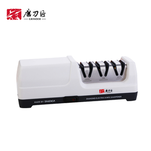 Máy mài dao điện Chuyên Nghiệp 20 độ với mài mòn kim cương & nhựa và hướng dẫn góc chính xác, 3 giai đoạn, màu trắng - Product Image 5