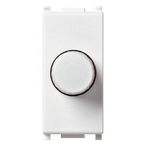 Dimmer 230V 100-500W <b>Push</b>-<b>Push</b> White Rotary Switch For <b>Lighting</b> Control - Product Image 1