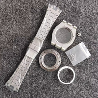 Uhrenzubehör-Modell für 41mm achteckiges Edelstahlgehäuse und Armband für NH35/NH36/4R36 Uhrwerke