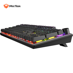 MEETION MK009PRO Clavier de jeu mécanique filaire <span class=keywords><strong>USB</strong></span>-C axe rouge RGB rétro-éclairé pour ordinateur PC - Product Image 4
