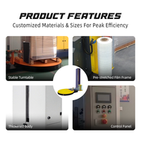 Máquina Envolvedora de Palés de Materiales de Construcción de Primera Calidad, Programada y Avanzada, con Control por Sensor y Carga de Palés Automatizada