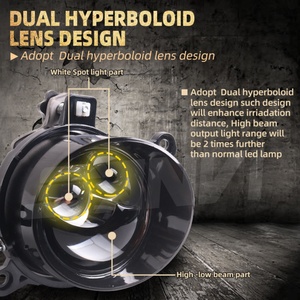 3.0 Inch 5500K Bi <b>Led</b> <b>Projector</b> Lens Direct <b>Led</b> Fog Lights <b>LED</b> For-Toyota CAMRY Lexus Peugeot Suzuki CITROEN - Product Image 4