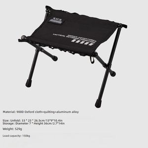 مقاعد تكتيكية قابلة للطي للتخييم في الهواء الطلق من الألومنيوم كراسي صيد محمولة 900D أكسفورد مع لحاف مقاعد خفيفة قابلة للطي - Product Image 2
