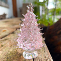 Ornement de Noël en cristal, cadeau de Noël en vitrail pour femmes, décoration de maison unique et créative