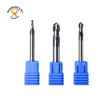 Fraise à queue sphérique spirale à 2 cannelures en carbure de tungstène Warrior's Bit 3.175mm 4mm 6mm pour routeur CNC, fraiseuse à métaux, OEM de haute qualité