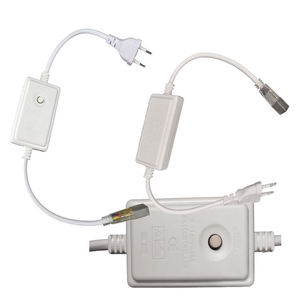 Điều khiển từ xa nhấp nháy cắm chiếu sáng 4 pin dài dây đèn Flex 220V lái xe cung cấp điện RGB chuyển đổi LED strops - Product Image 1