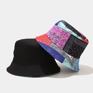 Bonne qualité motif personnalisé partout impression seau chapeaux confortable coton soleil chapeaux large bord-pour la pêche décontracté voyage usage quotidien - Product Image 3