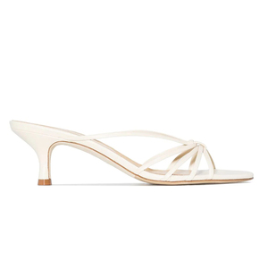 Tacchi a spillo estivi da <span class=keywords><strong>donna</strong></span> sandali con punta aperta annodati per <span class=keywords><strong>scarpe</strong></span> da <span class=keywords><strong>sposa</strong></span> e da festa - Product Image 2