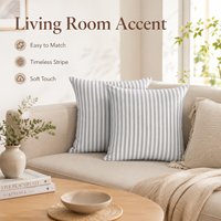 Housse de coussin confortable pour canapé de salon en coton doux