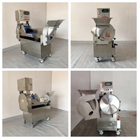 Automatische groenteverwerker, commerciële groentesnijder, -schaafmachine en -snijmachine voor kantines, catering en groenteproductie