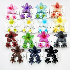 Ensemble de pinces à cheveux en gros, motif marbré, style doux et tendance, accessoires pour cheveux de vacances - Product Image 1