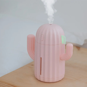 USB recargable Cool Mist LED lindo Cactus humidificador portátil escritorio decoraciones directo de fábrica precio al por mayor para coches - Product Image 3