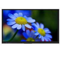 Nuevo Televisor Inteligente IBoar de 65 75 86 98 Pulgadas con Pantalla Táctil 4K UHD, Todo en Uno, Panel Plano de Aluminio, USB Serial