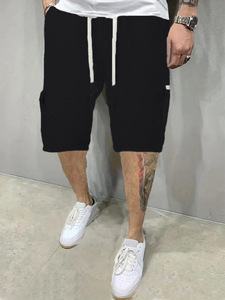 Nuovi pantaloncini estivi da uomo Casual Multi-tascabile in tinta unita pantaloncini da uomo a cinque punti - Product Image 6