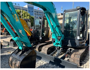 Excavatrice Kobelco Sk55Sr de 3 tonnes avec godet hydraulique de 0,18 m³ de capacité, machine de terrassement d'occasion - Product Image 5