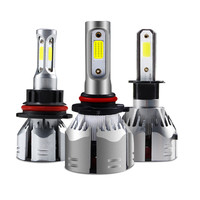 Bombilla LED para Faros Delanteros de Automóvil, Súper Brillante, R11 6000K HB3 HB4 9012 880 H4 12V, Luz Blanca Enfocada