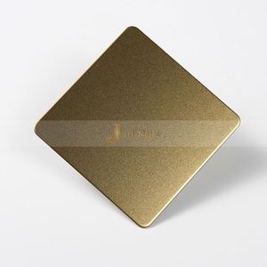 LL211 Rose Gold Sandblasted 300 Series Stainless Steel <b>Sheets</b> Matt Finish Decorative Cladding Plate Bending Cutting Welding - Product Image 5