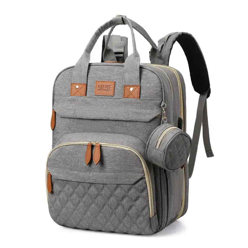 Prezzo di fabbrica Baby Mommy Bag multifunzione mummia Mochilas zaino borsa per bambini e letto zaino portatile