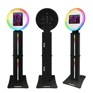 Nieuwe <span class=keywords><strong>iPad</strong></span> Fotohokje Kit met Flightcase 10.5 11 12.9 13 Inch <span class=keywords><strong>iPad</strong></span> Pro Fotohokje Zwart Selfie Kiosk Bruiloft Feest - Product Image 4