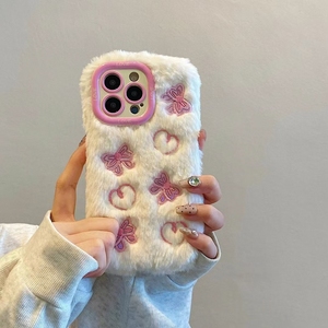 Mới Mùa Đông Ấm Tay Bảo Vệ Mềm Mại Điện Thoại Di Động Trường Hợp Đối Với iPhone XR <span class=keywords><strong>X</strong></span> XS Max 7 8 11 12 13 14 15 16 17 Mini Cộng Với Pro Bìa - Product Image 3