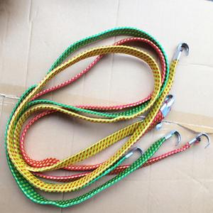 Cuerda de látex para equipaje de 1,5 metros con ganchos, correas elásticas para motocicletas y vehículos eléctricos, cuerda de sujeción plana. - Product Image 5