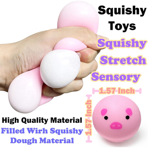ลูกบอลบีบซิลิโคนรูปหมูจิ๋วสำหรับเด็ก - Product Image 4