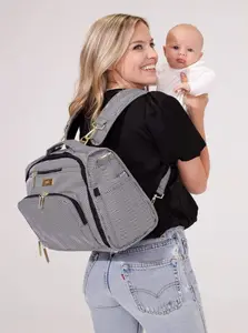 Tas Weekender Besar untuk Ibu, Tas Ransel Antiair untuk Bayi