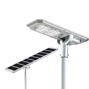 Lampe <span class=keywords><strong>solaire</strong></span> tout-en-un à LED <span class=keywords><strong>de</strong></span> 240 000 lumens, 80W/100W, 3,6 m, <span class=keywords><strong>avec</strong></span> détecteur <span class=keywords><strong>de</strong></span> <span class=keywords><strong>mouvement</strong></span>, pour pelouse et parking - Product Image 1