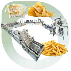Industrial Automática Cheia Indiano Fresh Batata Doce Frita Crocante Faz A Máquina Linha de Produção