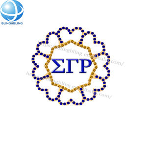 最新デザインペンタゴンロイヤルブルーエナメルシルバーパール1922シグマガンマローソロリティブローチSisterhood Conference Pin - Product Image 3