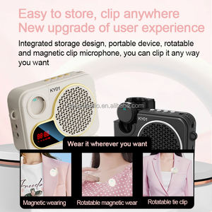 Amplificador <span class=keywords><strong>de</strong></span> <span class=keywords><strong>Voz</strong></span> GAS-KY4, Megáfono Portátil con Sistema PA, Micrófono Inalámbrico con Auriculares, Amplificación <span class=keywords><strong>de</strong></span> Sonido Profesional BT, Anti-ronquidos - Product Image 5