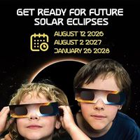 Lunettes d'éclipse solaire - Approuvées par l'AAS 2026 - Certifiées ISO 12312-2 et CE