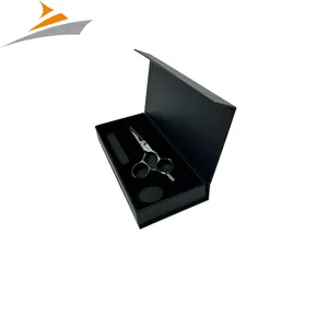 Durable Custom High End Magnetic Scissor Cardboard Box Gift Packaging Hair Scissors Box For Scissors