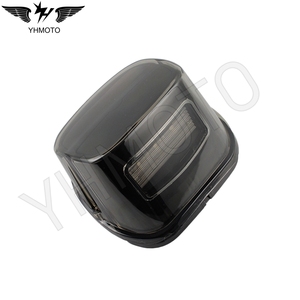 YHMOTO Motorcycle Tail <b>Light</b> Rücklicht Rear Brake Lamp Black <b>Shell</b> Ersatzteile for XL883 XL1200 FXST FXSTS - Product Image 2