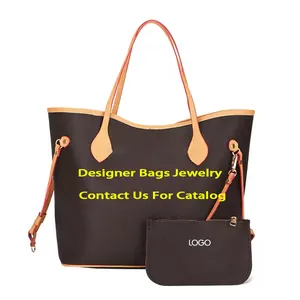Toptan ünlü markalar lüks moda tasarımcısı bayanlar için hakiki deri çantalar çantalar Tote çanta