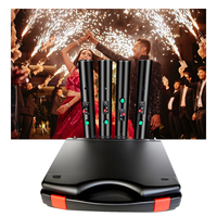 Lanceur de Pyro Froid Portable pour Fête de Mariage, 4 Pièces par Boîte, Machine Pyrotechnique Scintillante pour Scène
