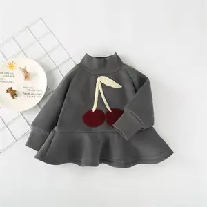 Groothandel Merk Kinderkleding Herfst Kleding Hand Borduurwerk Ontwerpen Full Figure Avondjurk Voor Meisjes