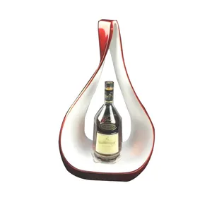 New Design Acrylic LED Liquor Wine Bottle Display stand Glorifiers Shelves holder wine holder plates