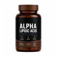 Capsules d'acide alpha-lipoïque VitaHall OEM pour favoriser une circulation saine et une réponse nerveuse, vieillissement sain, capsules d'acide alpha-lipoïque