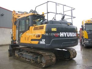 Excavadora de cadenas Hyundai 140 original de 13 toneladas de servicio pesado, precio de venta. - Product Image 3