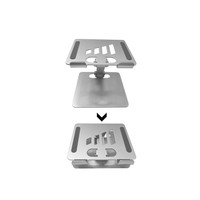 Support de téléphone de bureau en métal réglable à 360 degrés, support universel pour tablette et PC, support de téléphone pliable pour bureau et studio