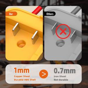 Câble de démarrage de voiture portable Yangtse CJY367 pour batterie 20V |   Adaptateur de serrage de secours sécurisé pour booster de batterie - Product Image 5