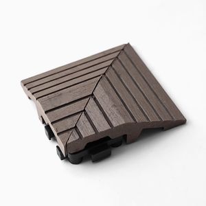 ขอบป้องกันมุมกระเบื้องปูพื้น WPC สีกาแฟ ขนาด 7.5*7.5*2.3 ซม. - Product Image 4