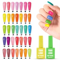Vernis Gel UV Personnalisé Sans HEMA Sans TPO Bouteille avec Logo Personnalisé Formule Soak-Off pour Salons de Manucure Professionnels Vente en Gros