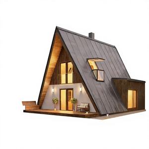 Villa Modulaire Moderne en Acier Léger Anti-Termites, Taille Personnalisable pour Appartement, Bureau, Bâtiment, Vente en Gros - Product Image 1