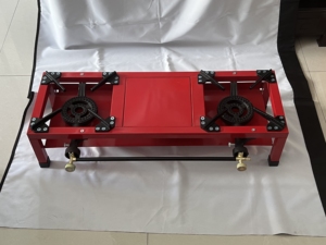 Competitive Price Hot Sale Red Extended 2-Burner <strong>Gas</strong> Stove Camping <strong>Gas</strong> Cast Iron <strong>Barbecue</strong> High Pressure Tabletop <strong>Gas</strong> Stove - Product Image 5