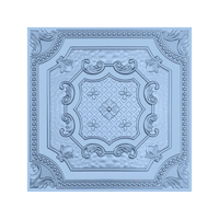 Plafond en grille PVC 3D imperméable de style moderne avec motif gaufré multicolore pour plafonds artistiques d'hôpitaux et de centres commerciaux