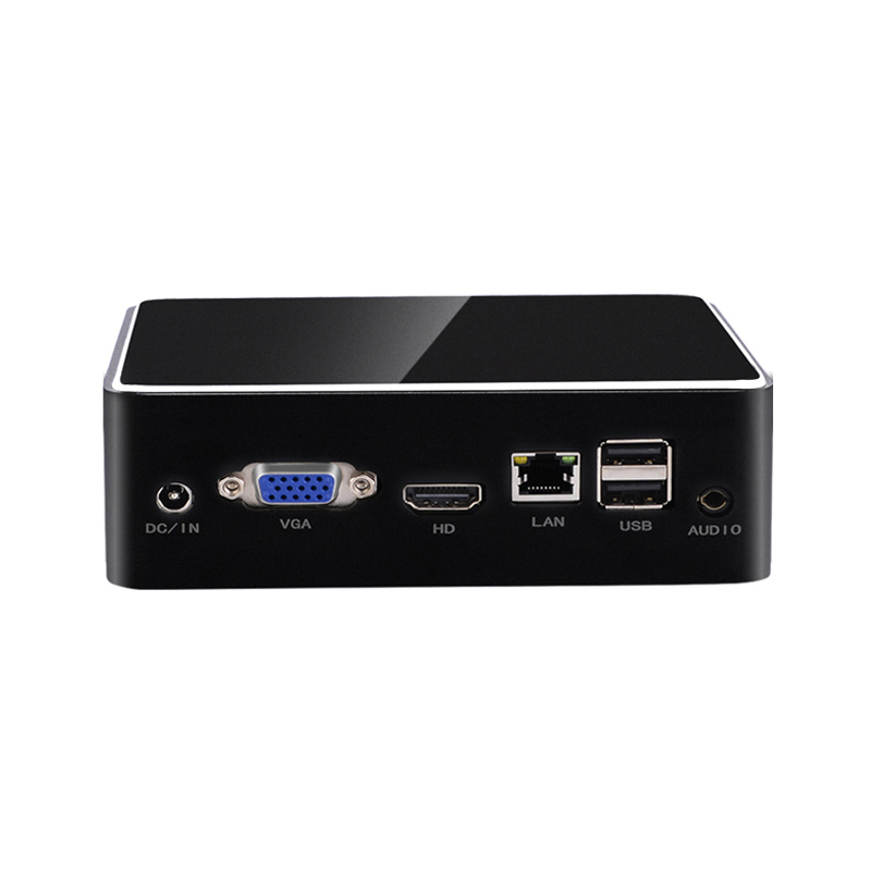 ZOOMWIN i7-7500U Mini Desktop PC – 8× USB, mSATA SSD, HD+VGA Dual Display Computer - View 2
